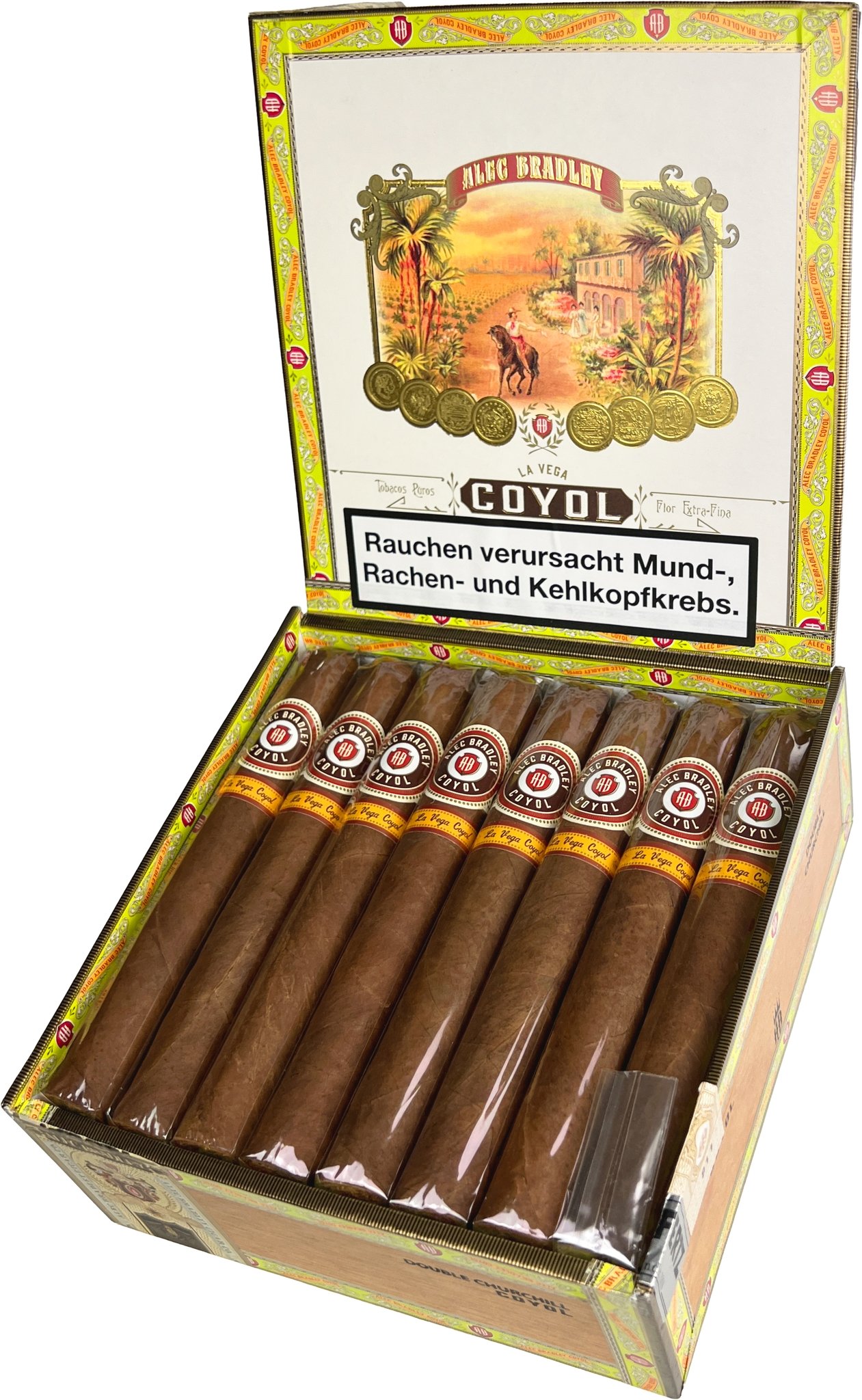 Alec Bradley Coyol Double Churchill KIste offen