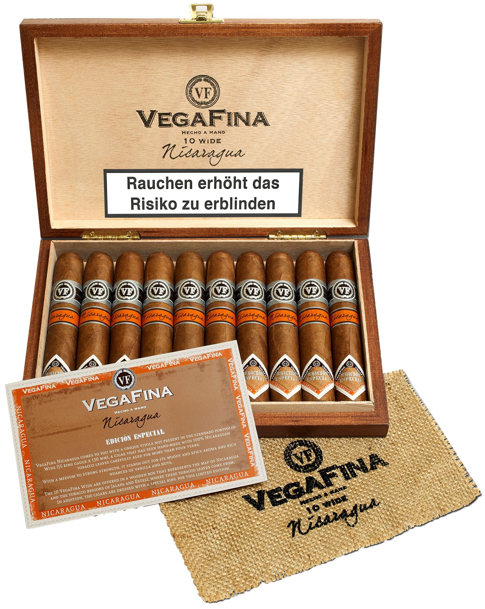VegaFina Nicaragua Wide Edicion Especial Kiste offen