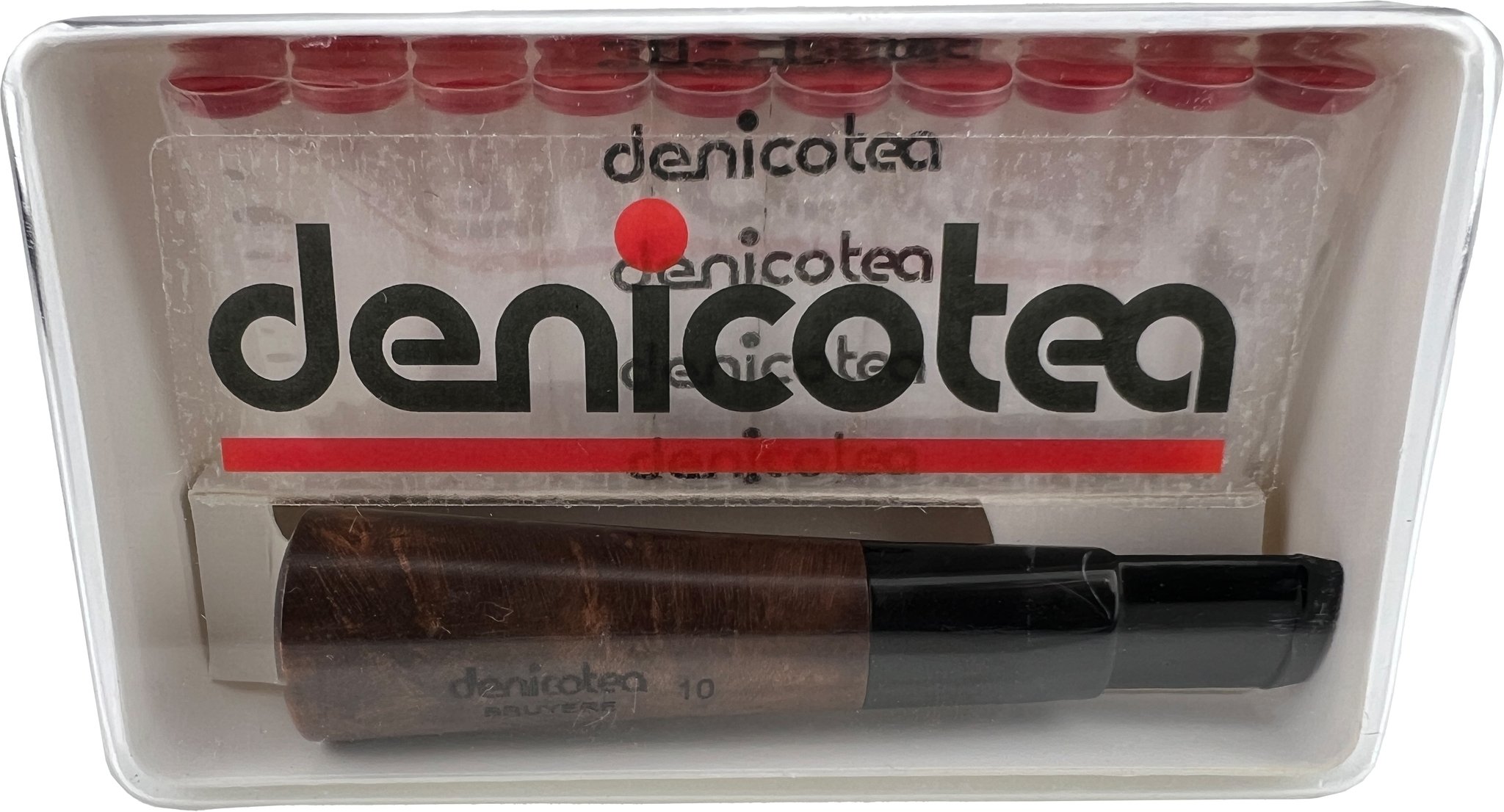 Denicotea Zigarrenspitze Zigarillo Bruyere Sattel 10mm (30300) Packung