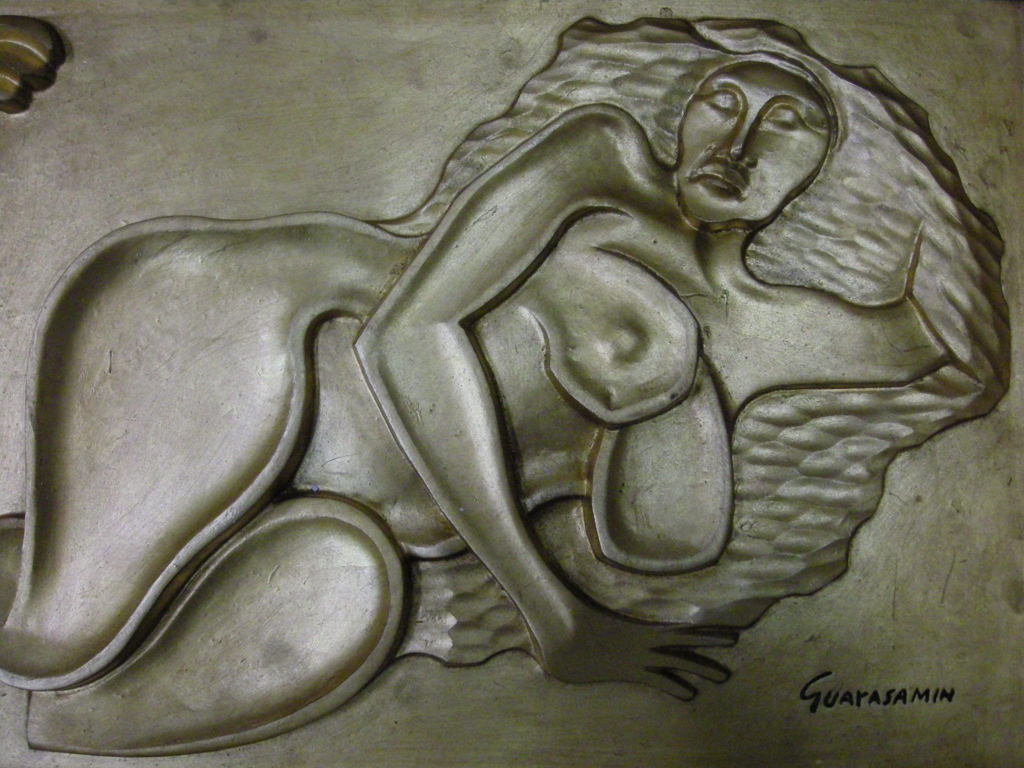 Guyasamin Detail Gravur