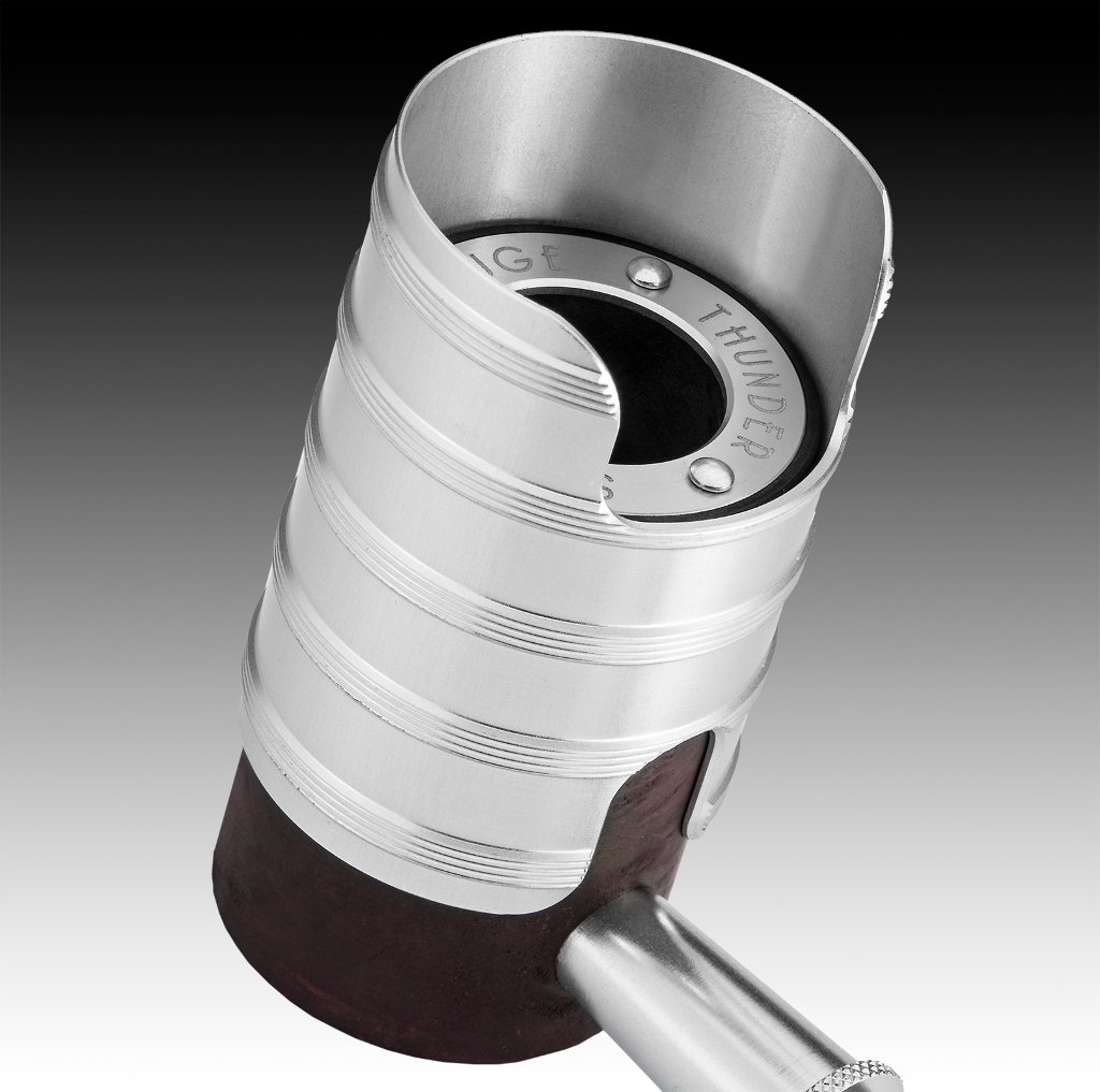 Tsuge Thunderstorm Silver Pfeifenkopf