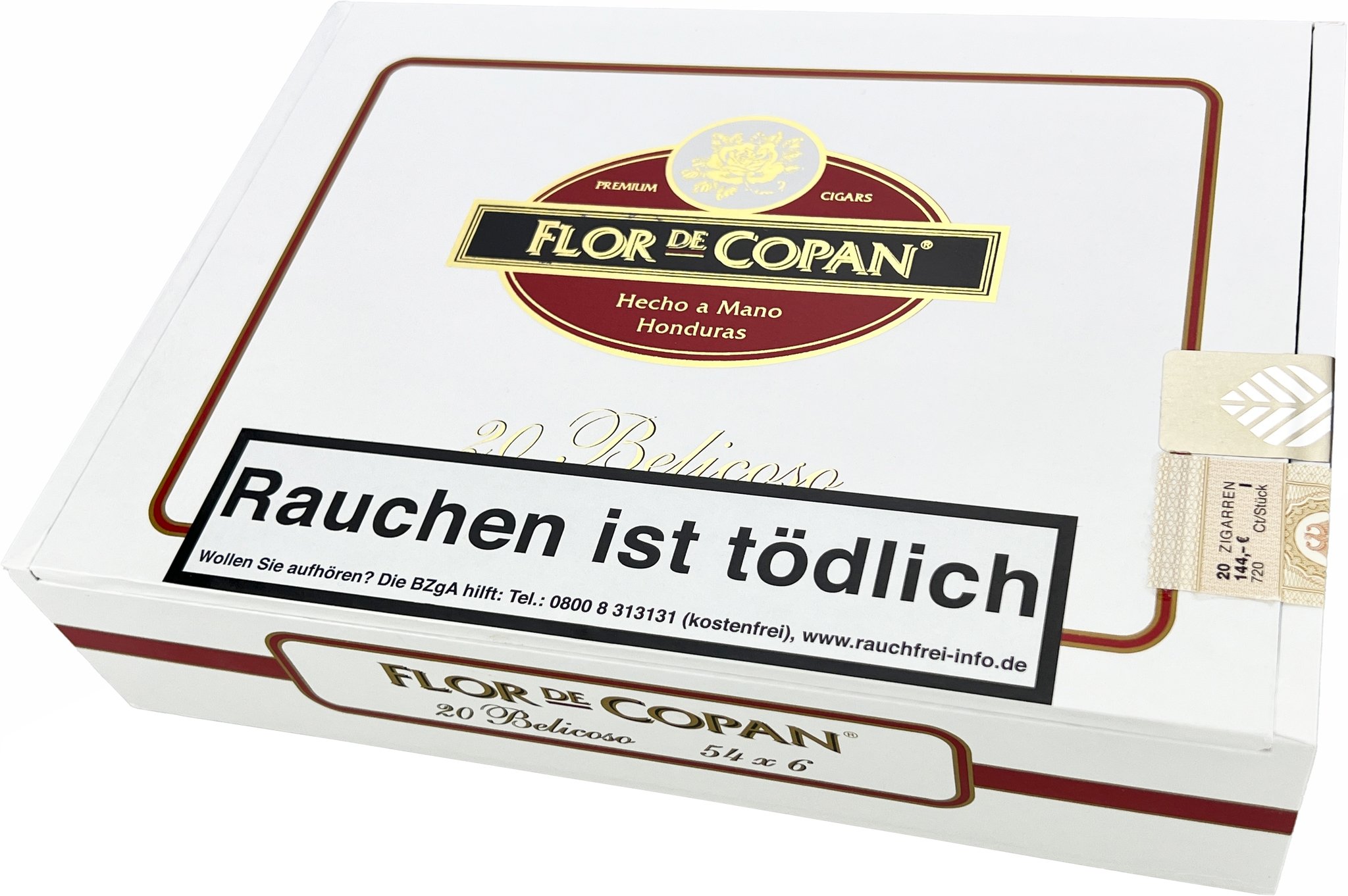 Flor de Copan Clasica Belicoso_Kiste