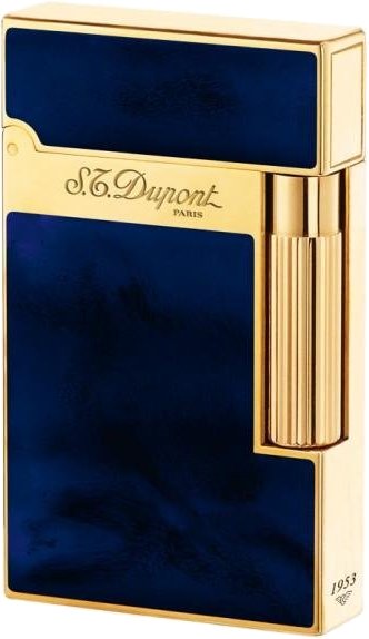 S.T. Dupont Atelier Collection Chinalack blau vergoldet (016134)