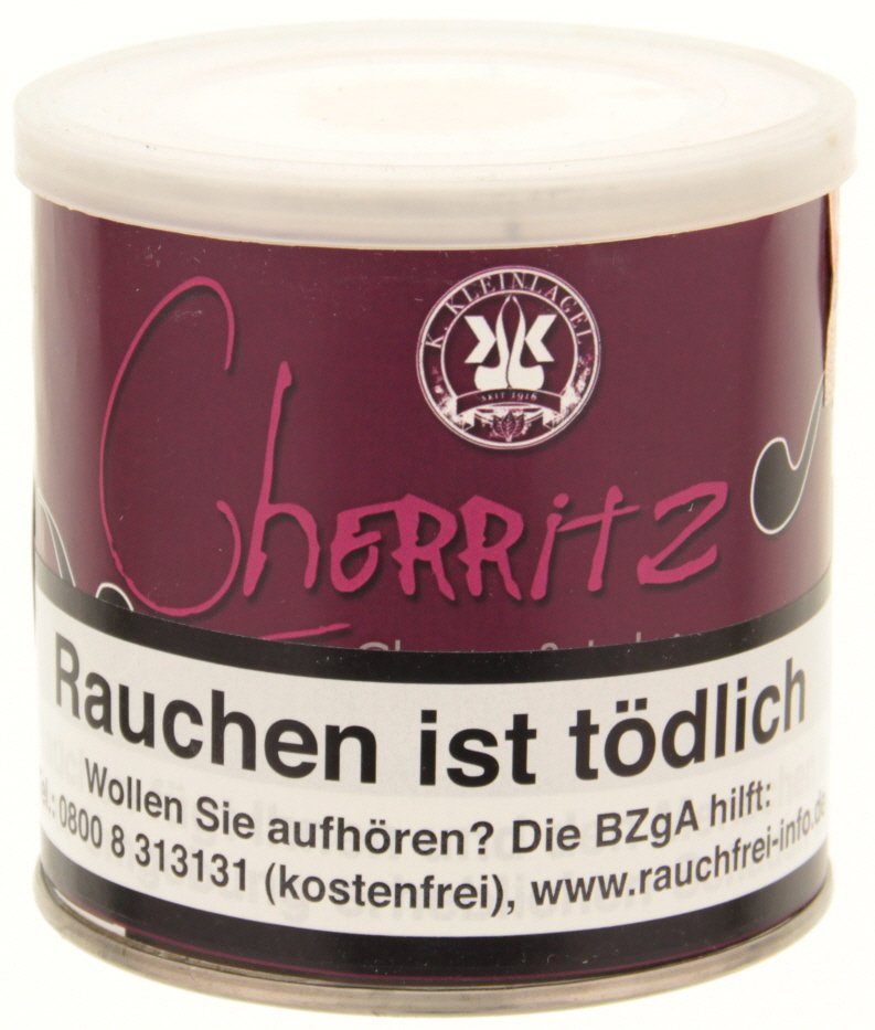 K. Kleinlagel Pfeifentabak Cherritz (Cherry & Lakritz Latakia und Black Cavendish-Tabake)