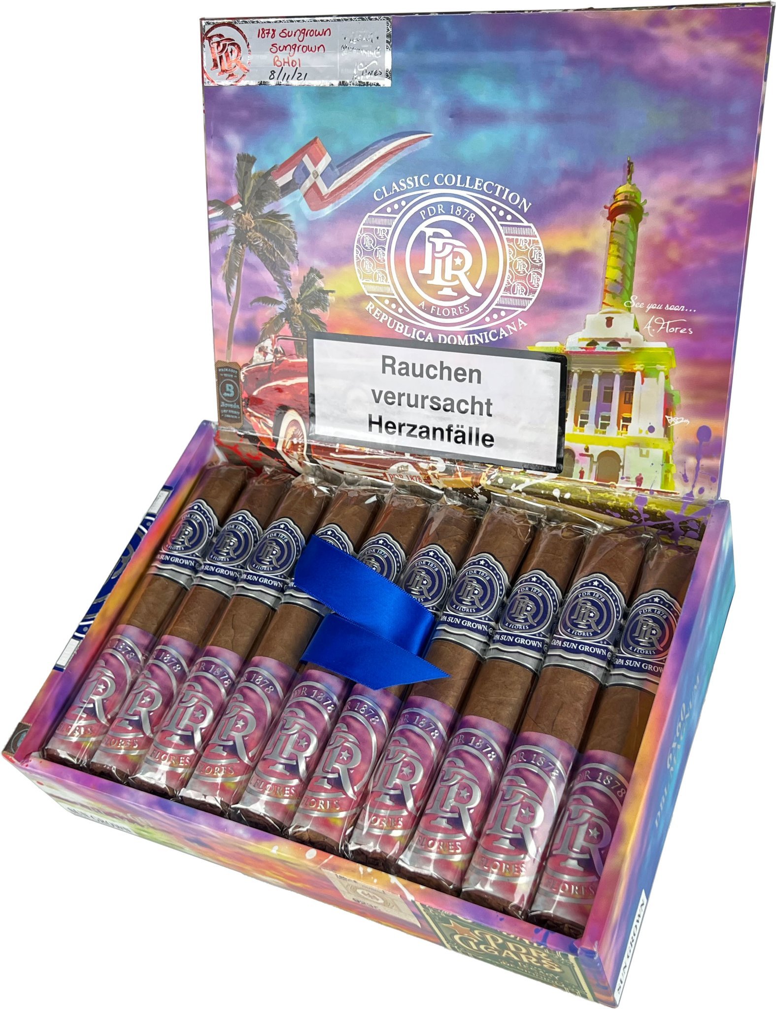PDR 1878 Capa Sun Grown Magnum Kiste offen