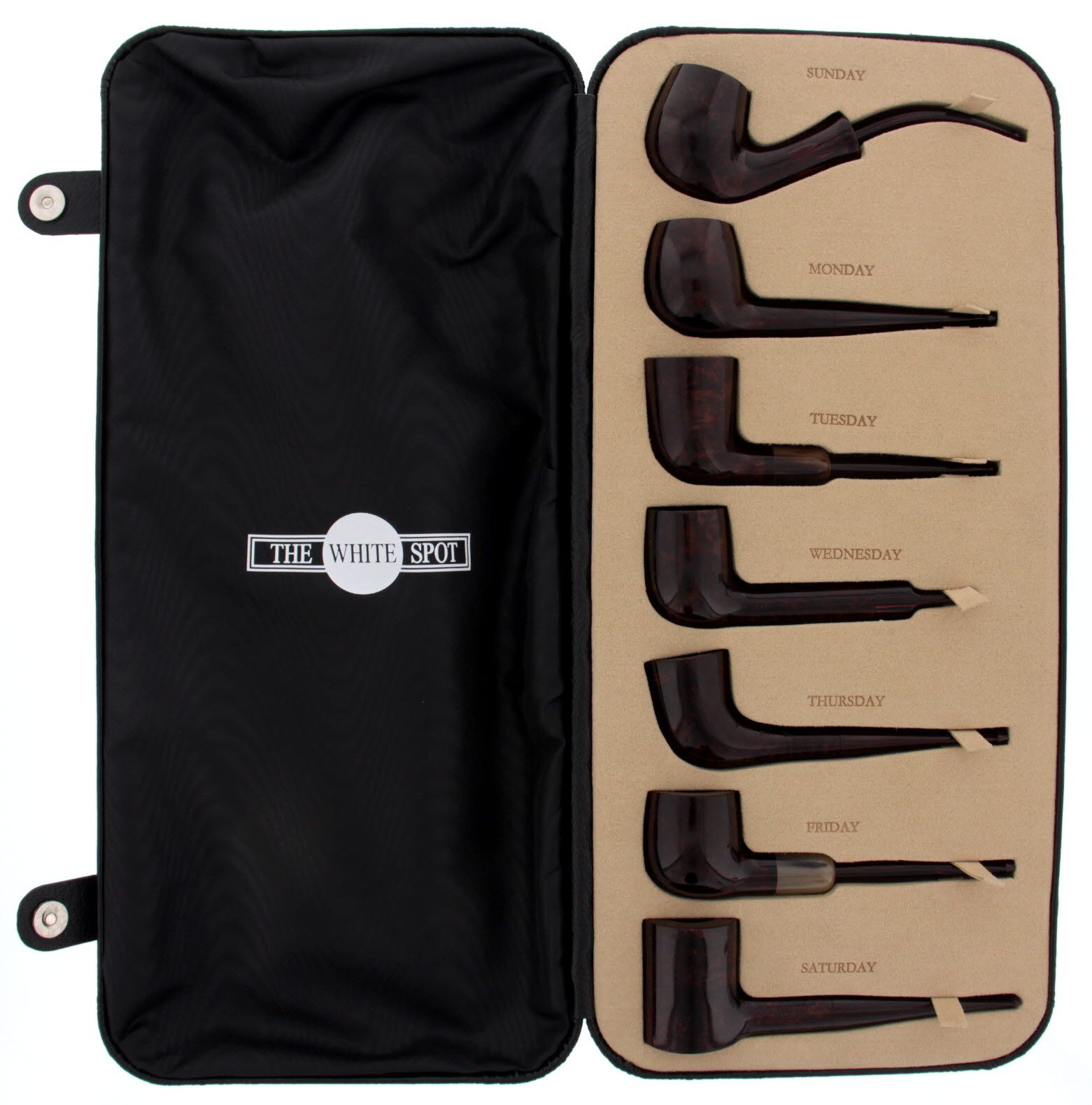  Dunhill The White Spot Chestnut Collection 7 Pfeifen Set
