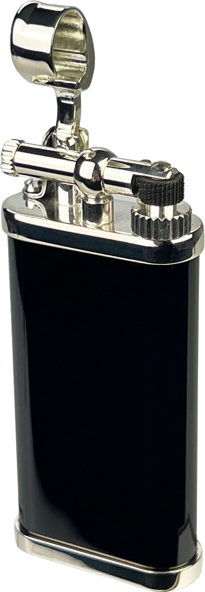 8 Tage Lederkoffer Feuerzeug offen