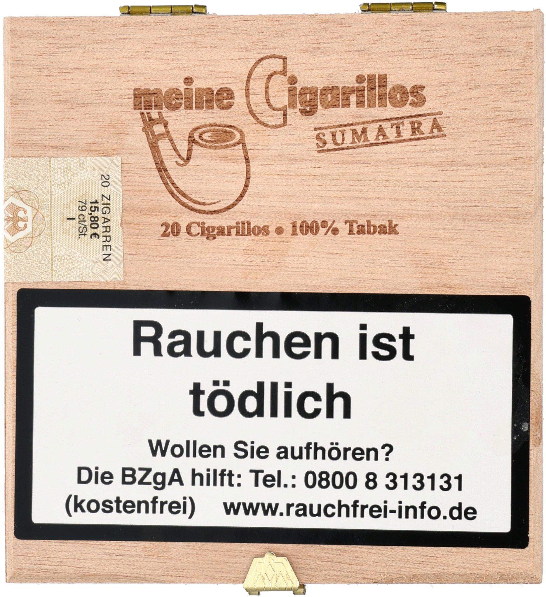 Cigarillos Pfeifentabak Sumatra box front