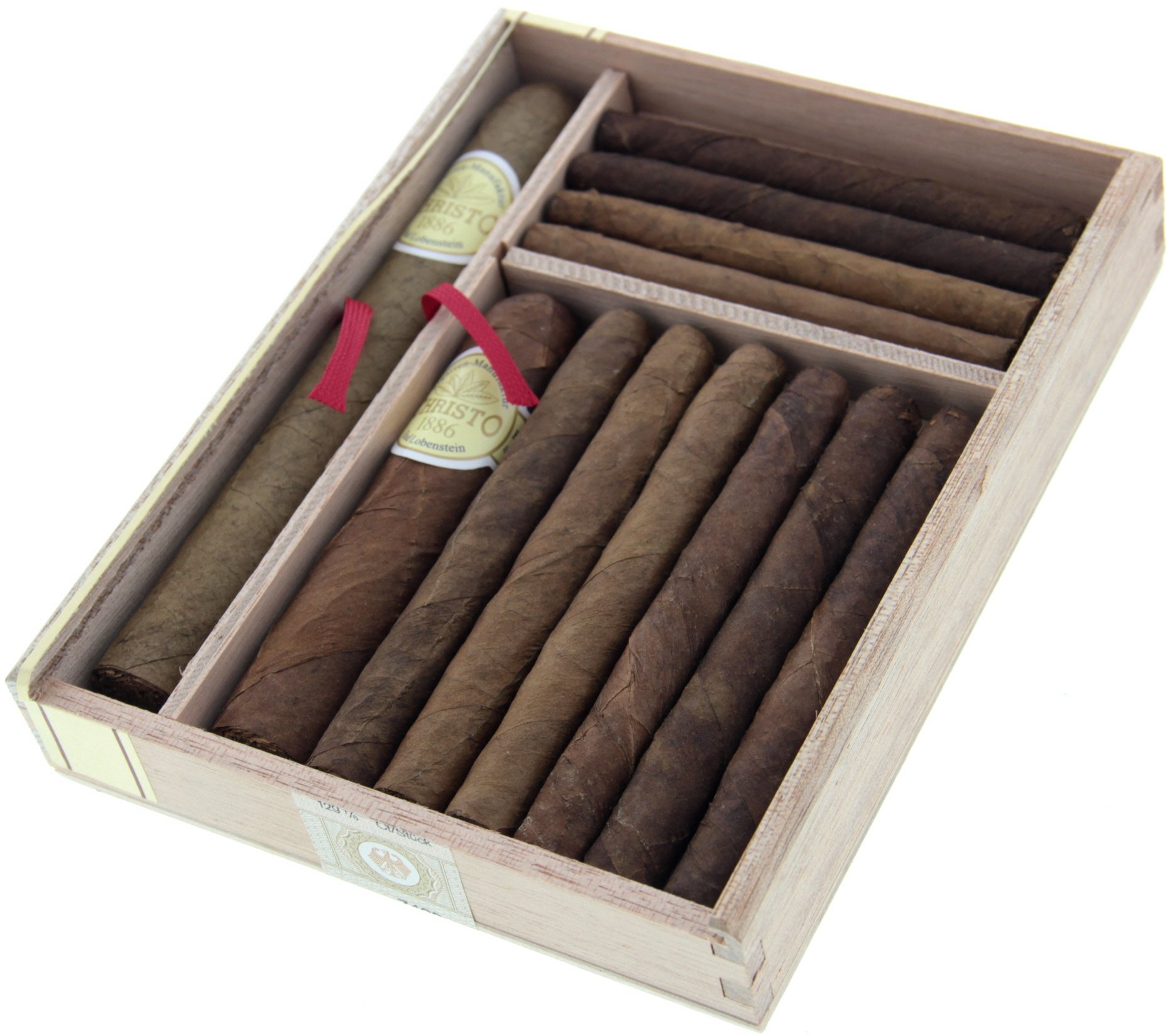 Christo 1886 Zigarrenmanufaktur Cigarillos Edition 2010 - Zigarrensortiment (12er) offen
