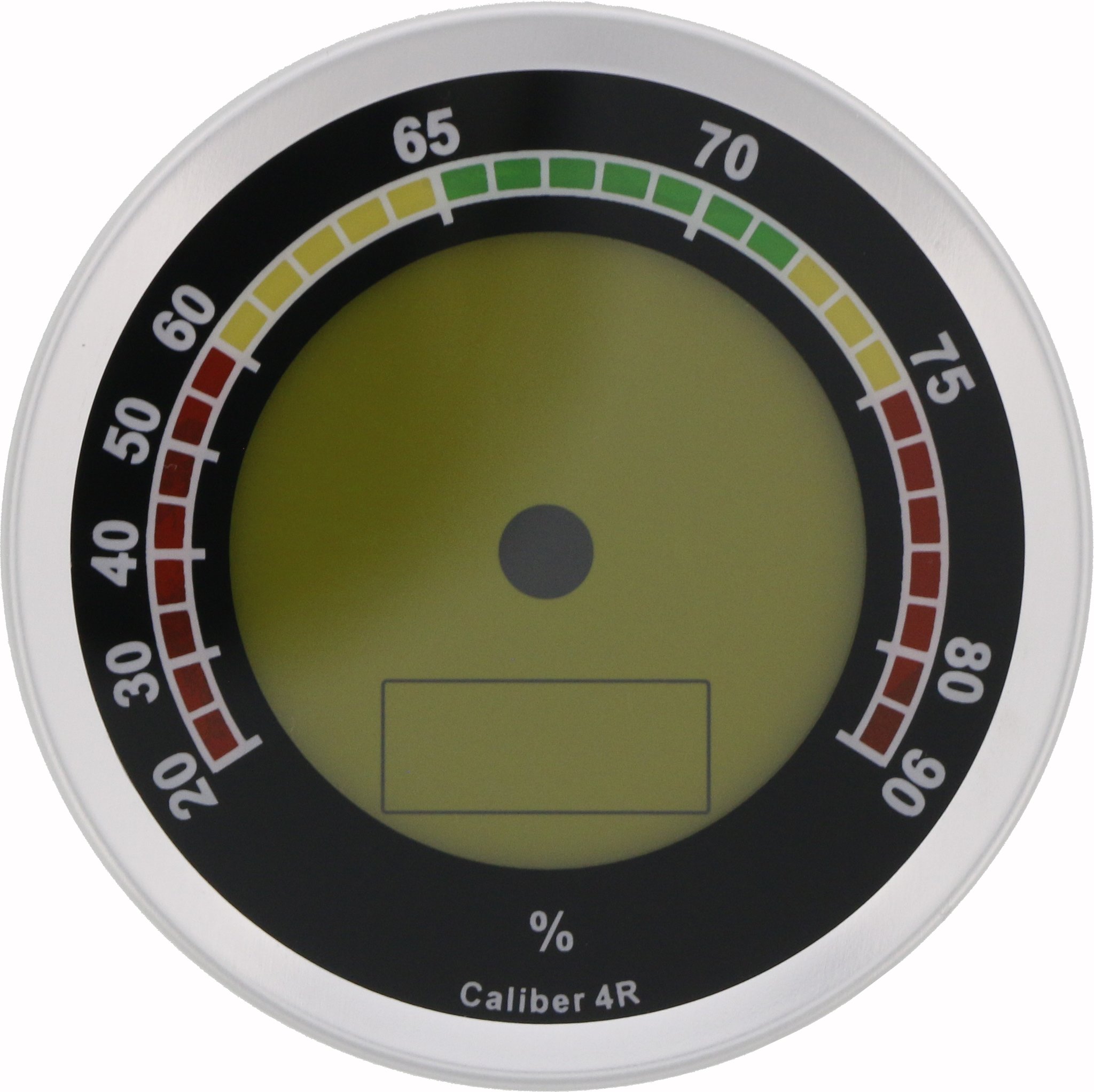 Cigar Oasis Caliber 4R Hygrometer mit silbernem Rand