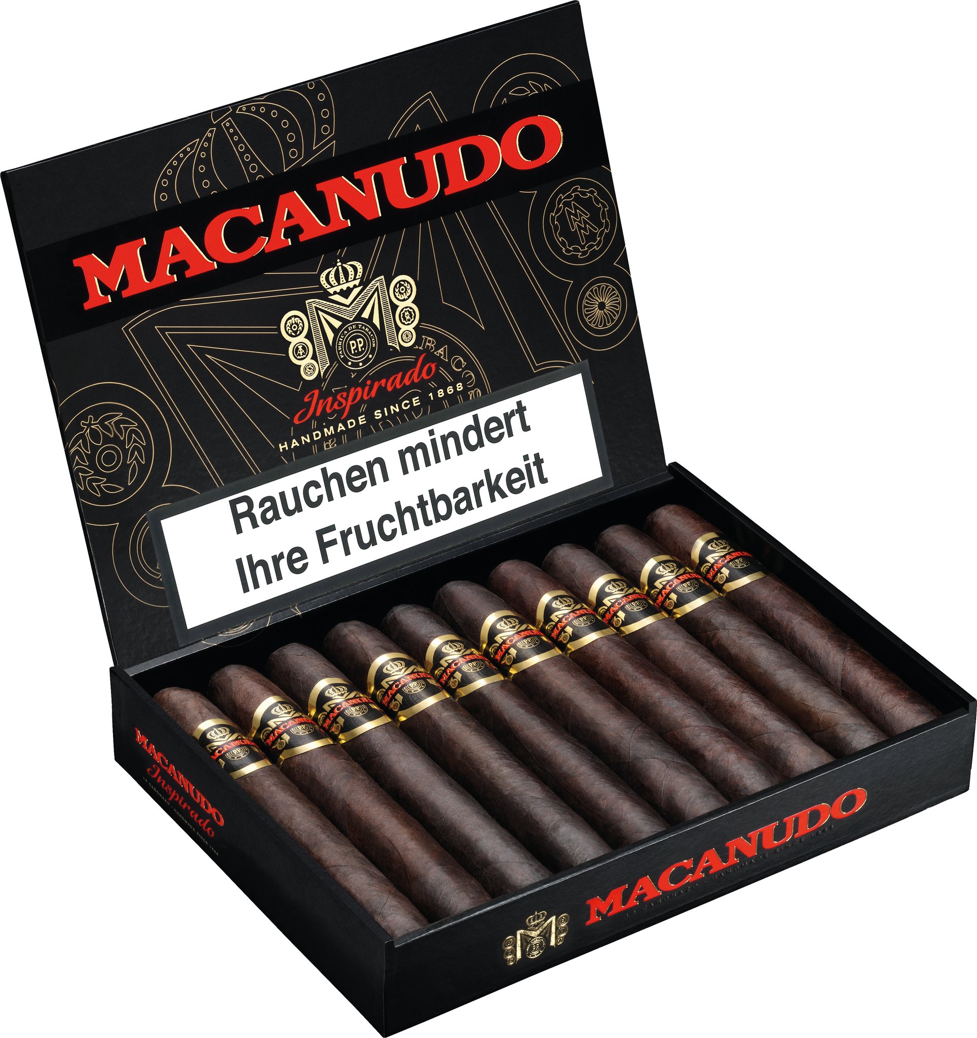 Macanudo Inspirado Black Canonazo Kiste offen