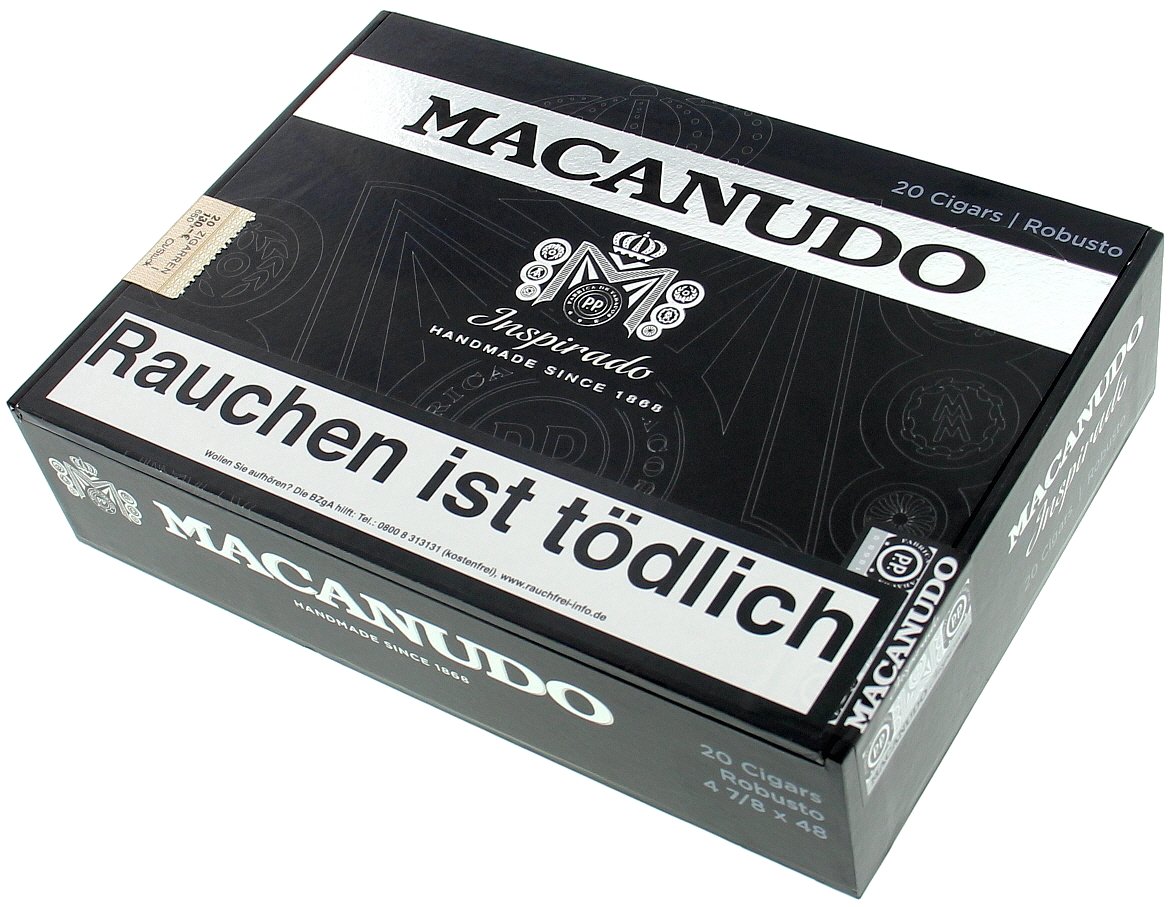 Macanudo Inspirado Black Robusto Kiste