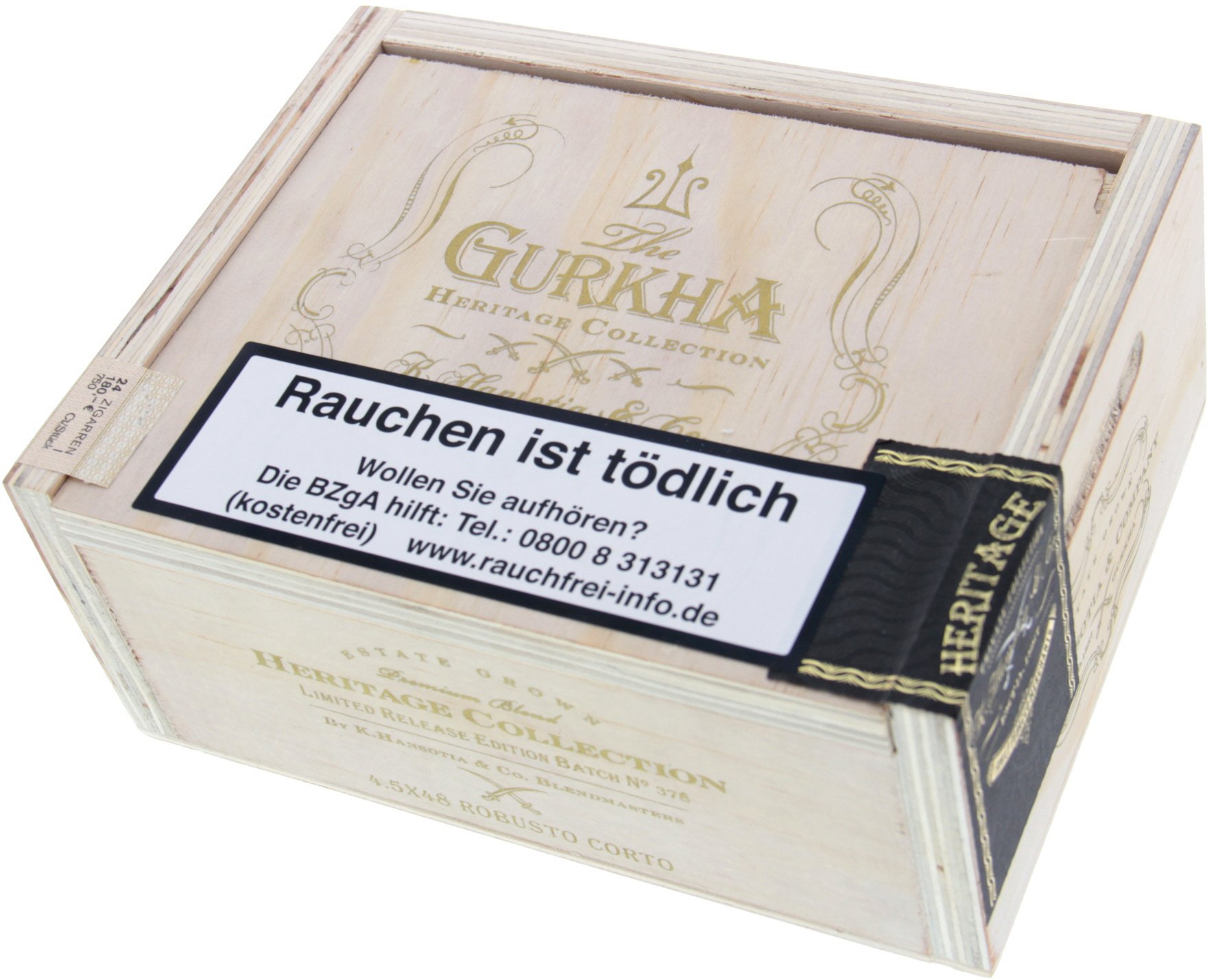 Gurkha Heritage Robusto Corto Kiste