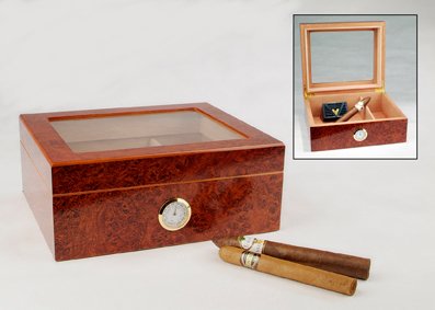 Angelo Humidor inkl. Schwamm-Befeuchter (92027)