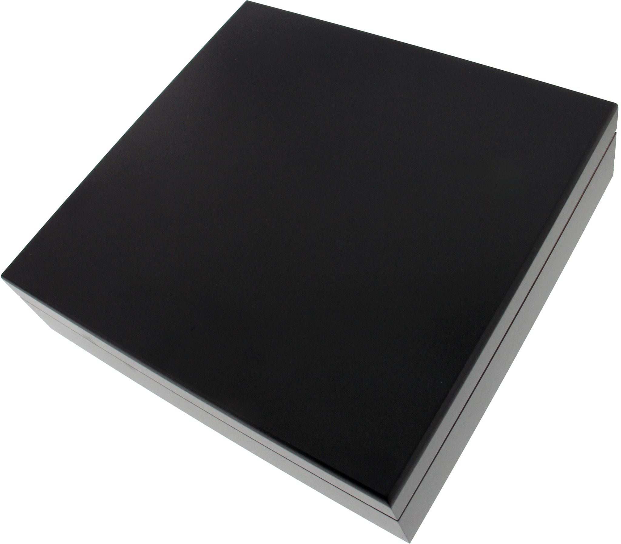Angelo Zigarrenhumidor schwarz matt inkl. Acrylpolymer-Befeuchter (92055)