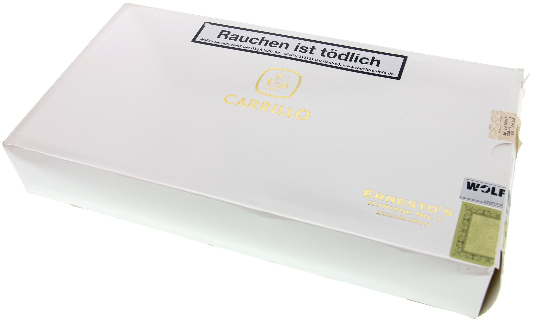 EPC Carillo Ernestos Humidor No. 1 Edicion 2015 Kiste Verpackung