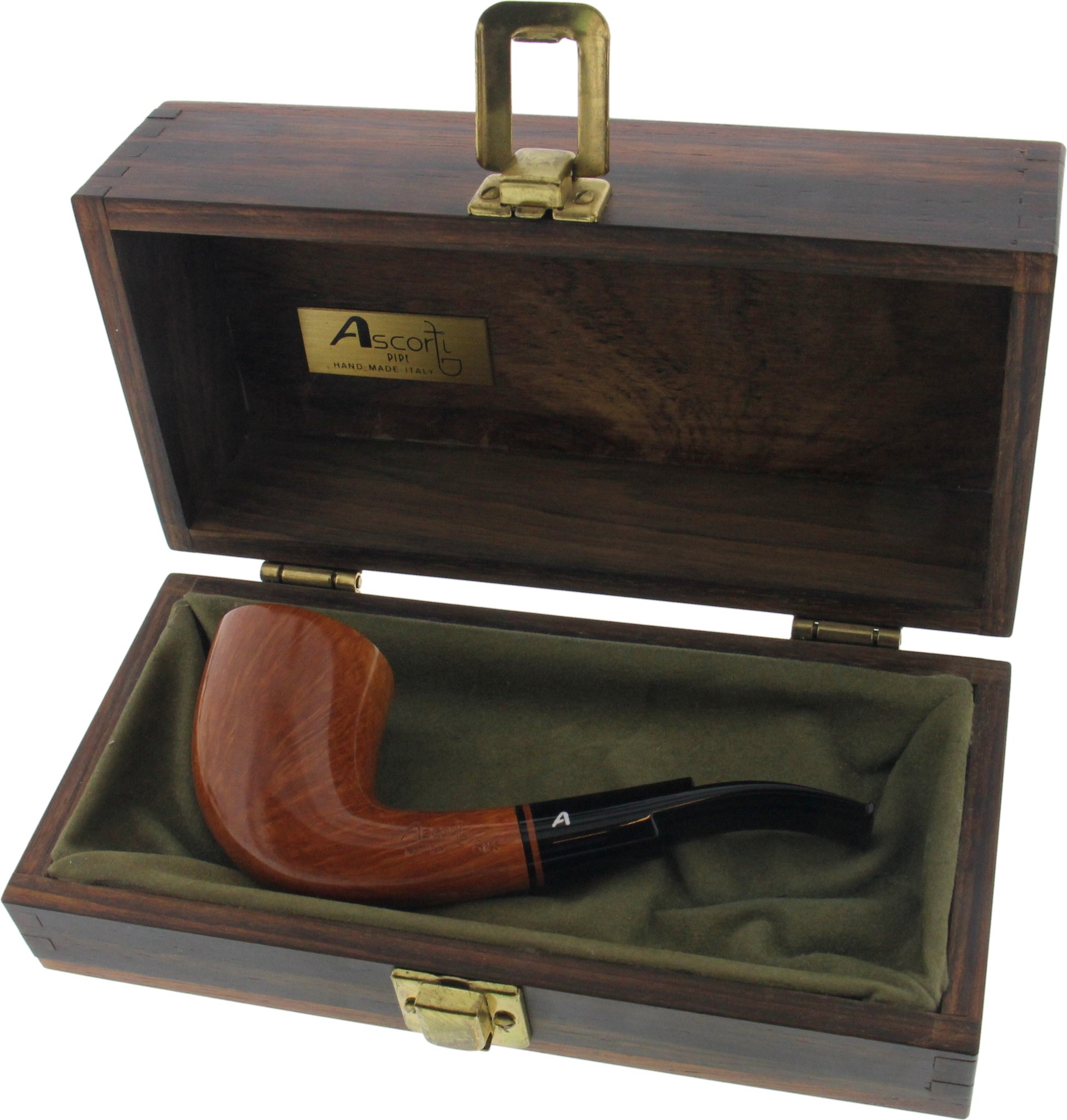 Ascorti Pfeifen Natural SKS hell Kiste offen