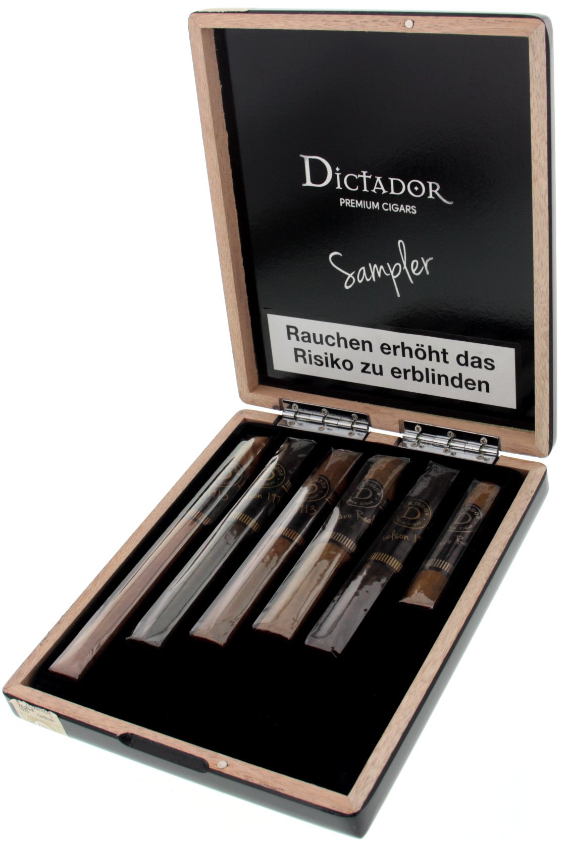 Dictador Sampler 6er Kiste offen