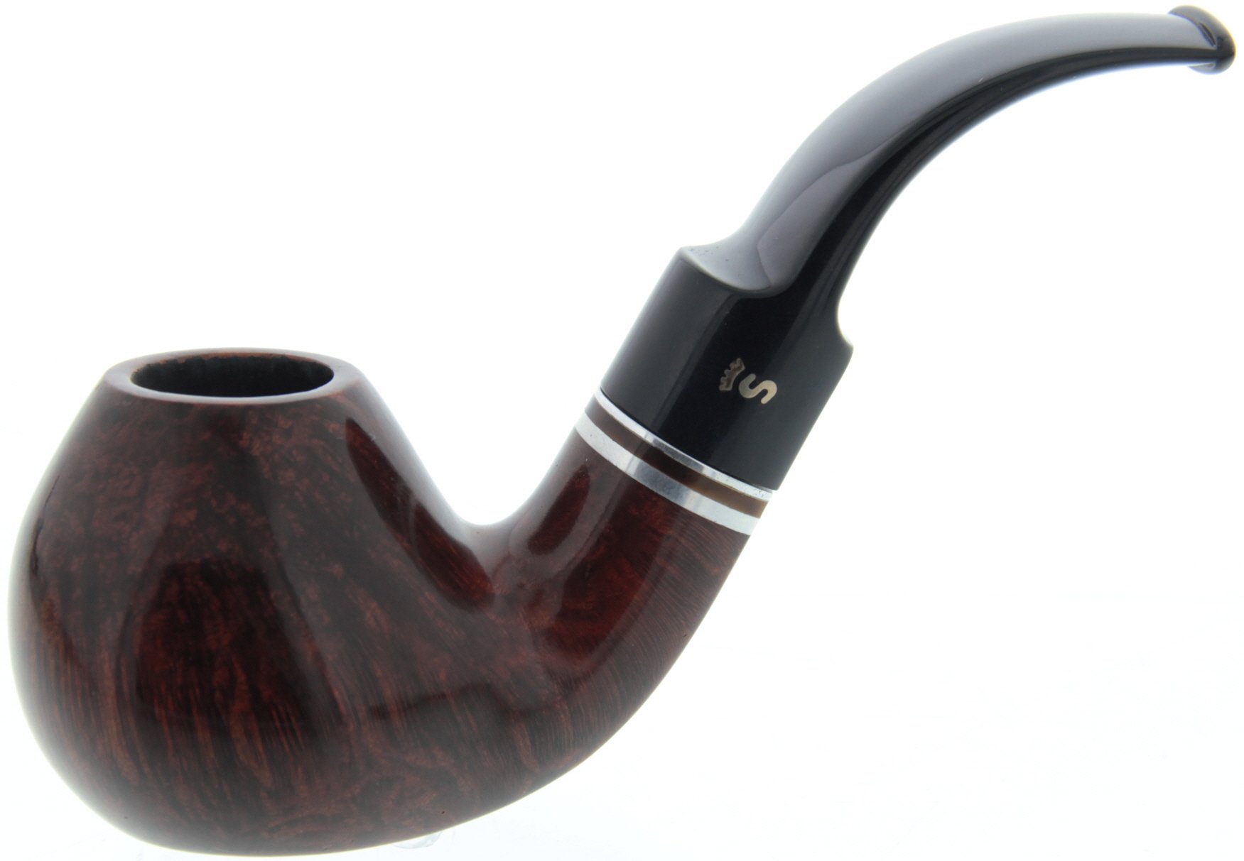 Stanwell Royal Prince (NOS - Made in Denmark) Shape 166 (glatt braun # 123)