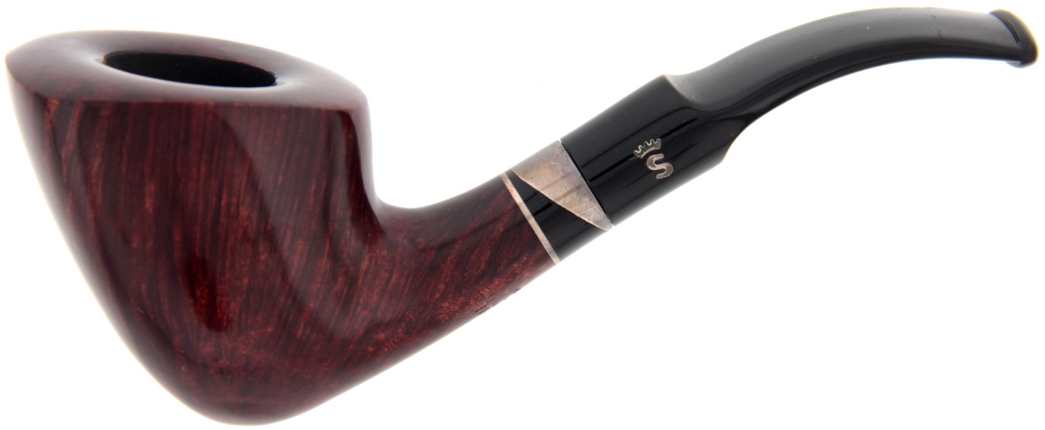 Stanwell Einzelstücke (NOS - Made in Denmark) Black'n Silver Shape 19 OHNE Filter (interne Nr.