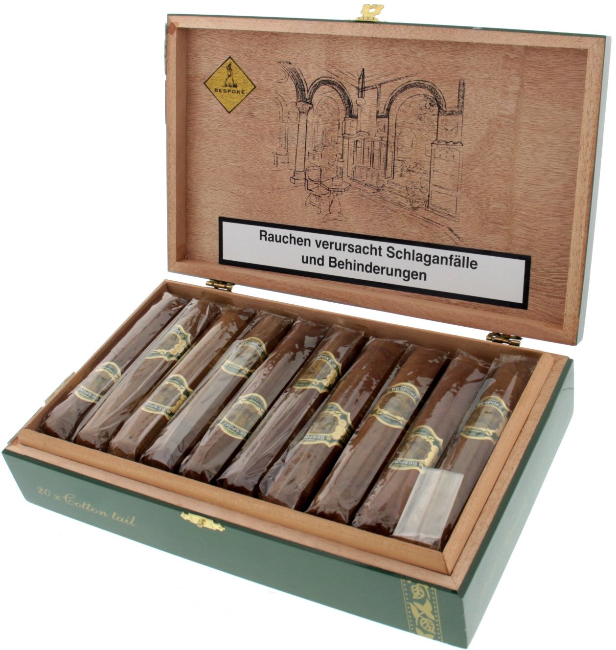 Bespoke Traditional Line Cotton tail 20er Kiste offen