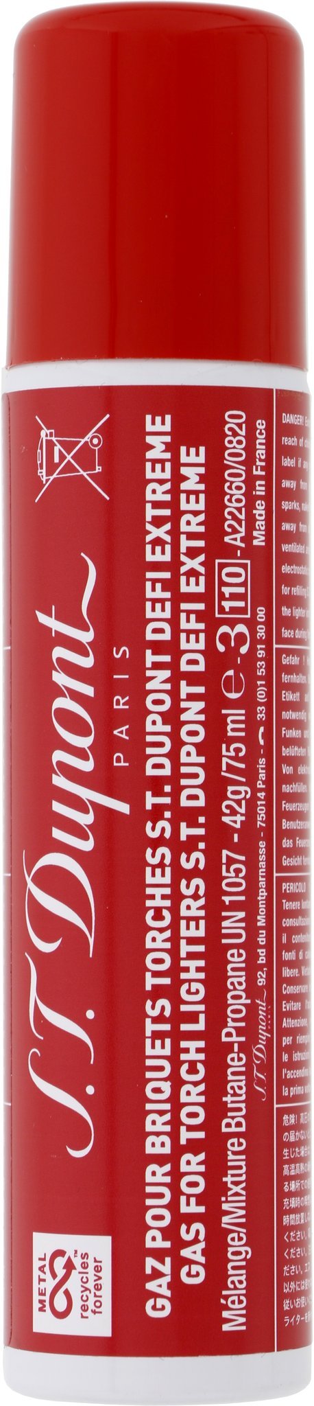 S.T. Dupont Feuerzeug Gas Defi Extreme (75ml) (000436)