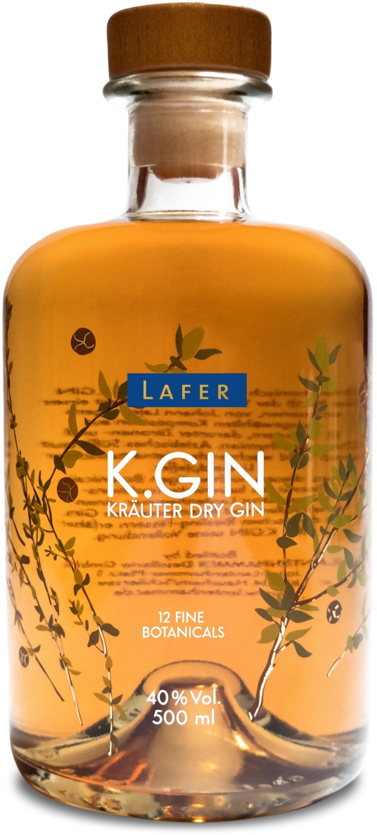 Lantenhammer Gin K.Gin Lafer Kräuter Dry Gin
