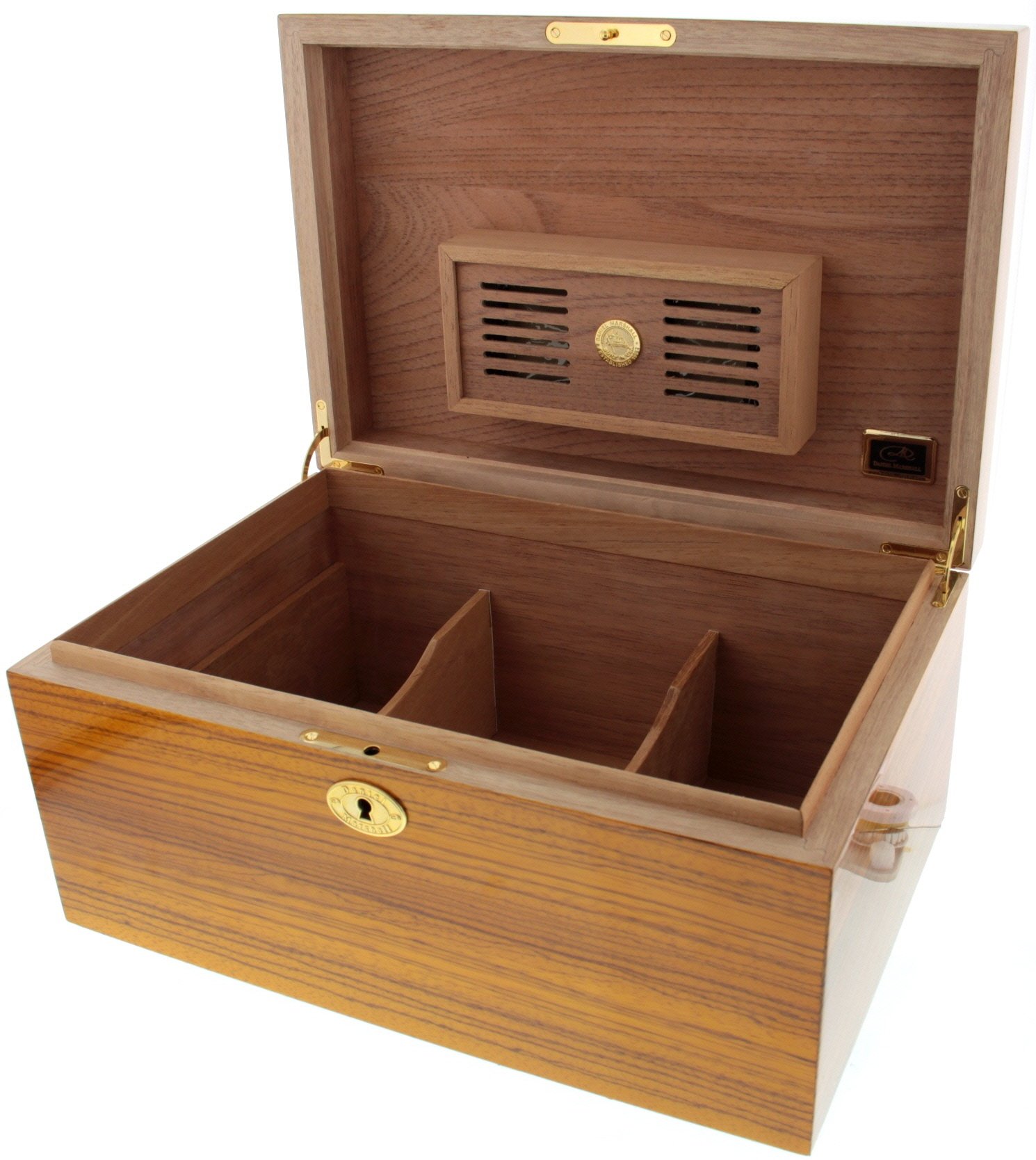 Daniel Marshall Humidor zebrawood bis 150 Zigarren Detailbild