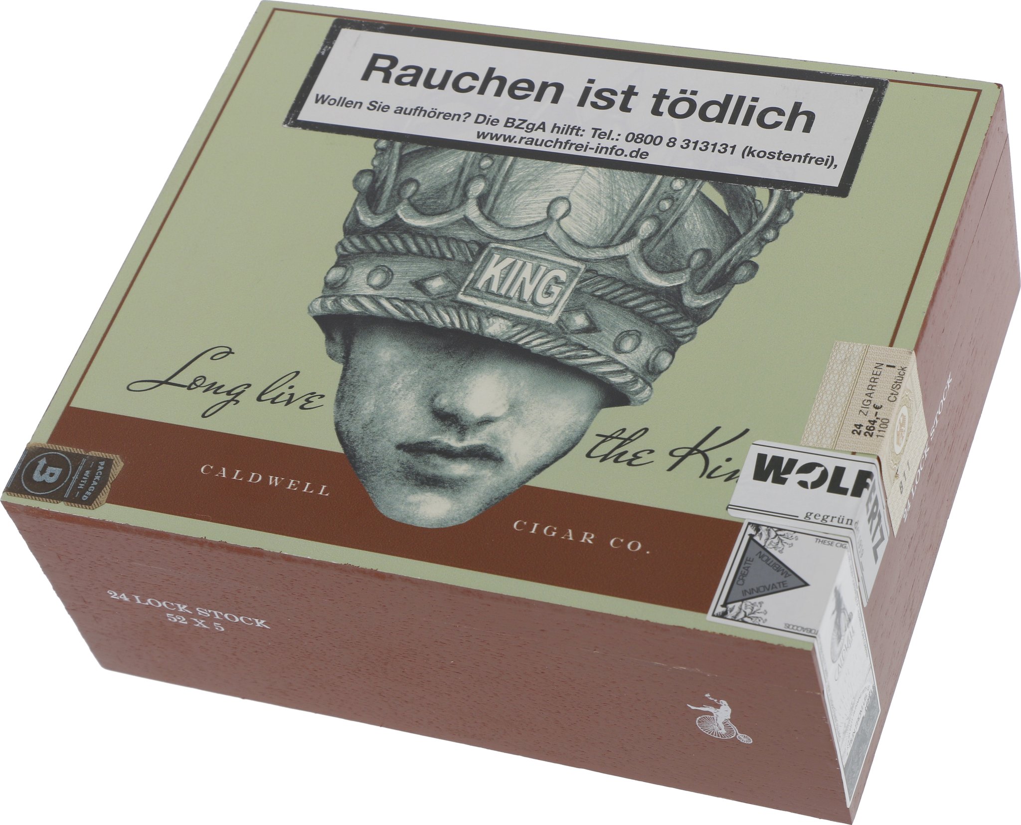 Caldwell Long Live the King Kiste