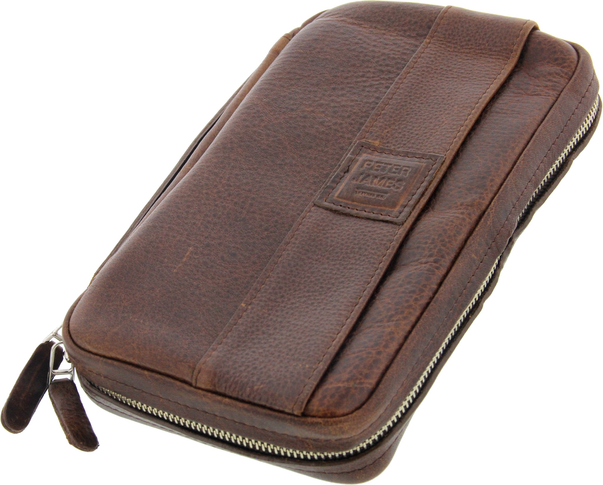 Peter James Etui Leder braun