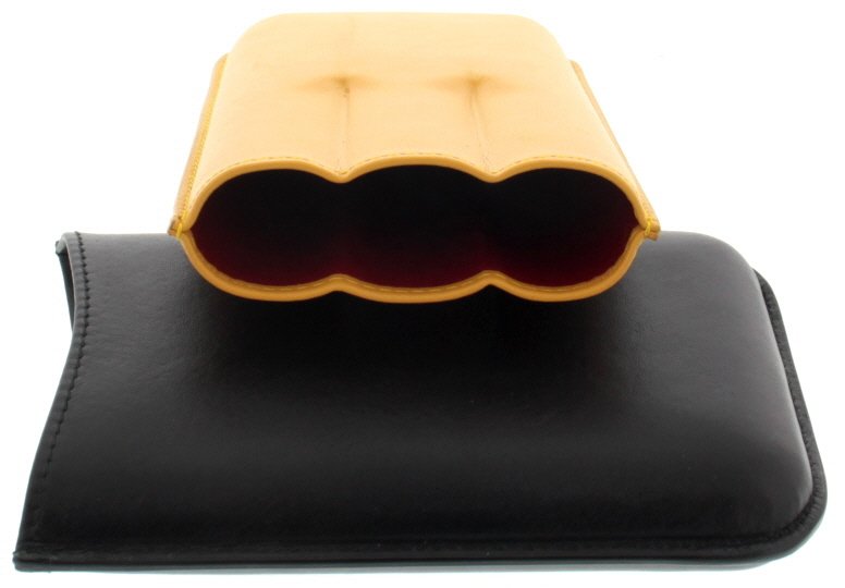 Recife Zigarrenetui gelb schwarz Detailbild