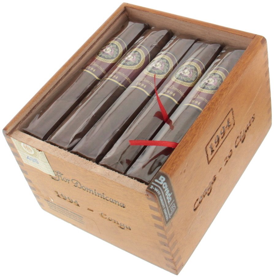 La Flor Dominicana 1994 Conga Kiste offen