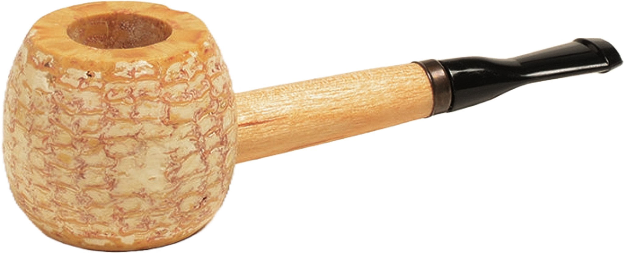 Missouri Meerschaum Corn Cob Morgan STRAIGHT Polished (ohne Filter)