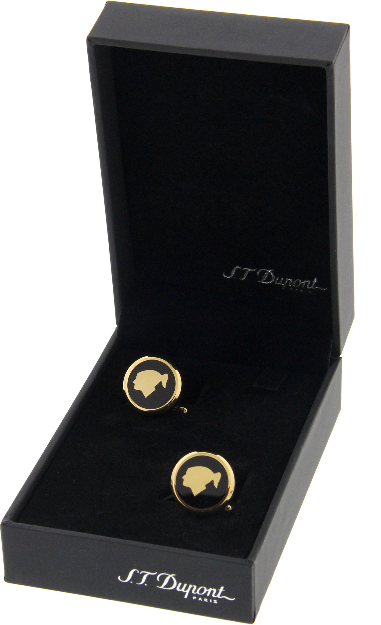 S.T. Dupont Accessories Cohiba Behike Manschettenknöpfe (005710) Box offen