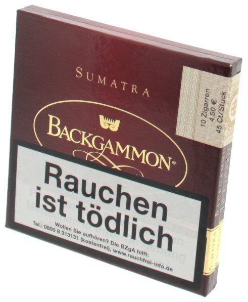 Backgammon Cigarillo Sumatra 10er