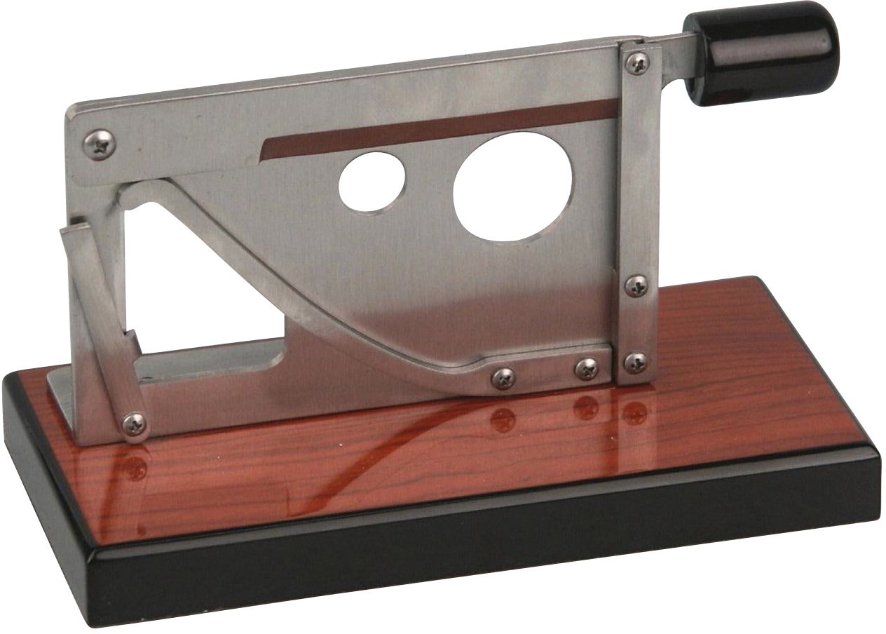 Classic Tisch-Zigarrenabschneider Cherry mit 2 Klingen (593701)