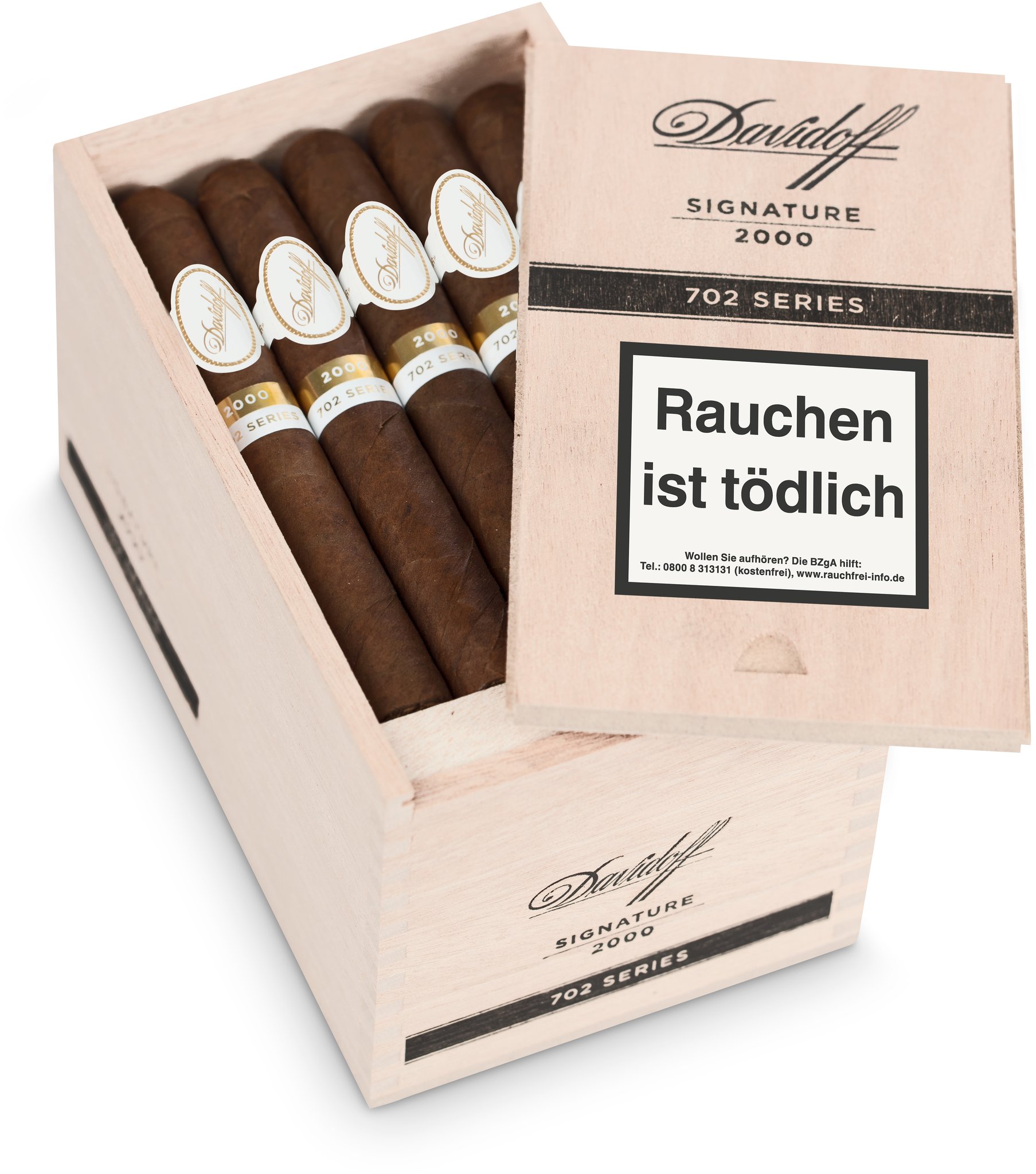 Davidoff 702 Series Signature 2000 (Corona) Kiste Detailbild