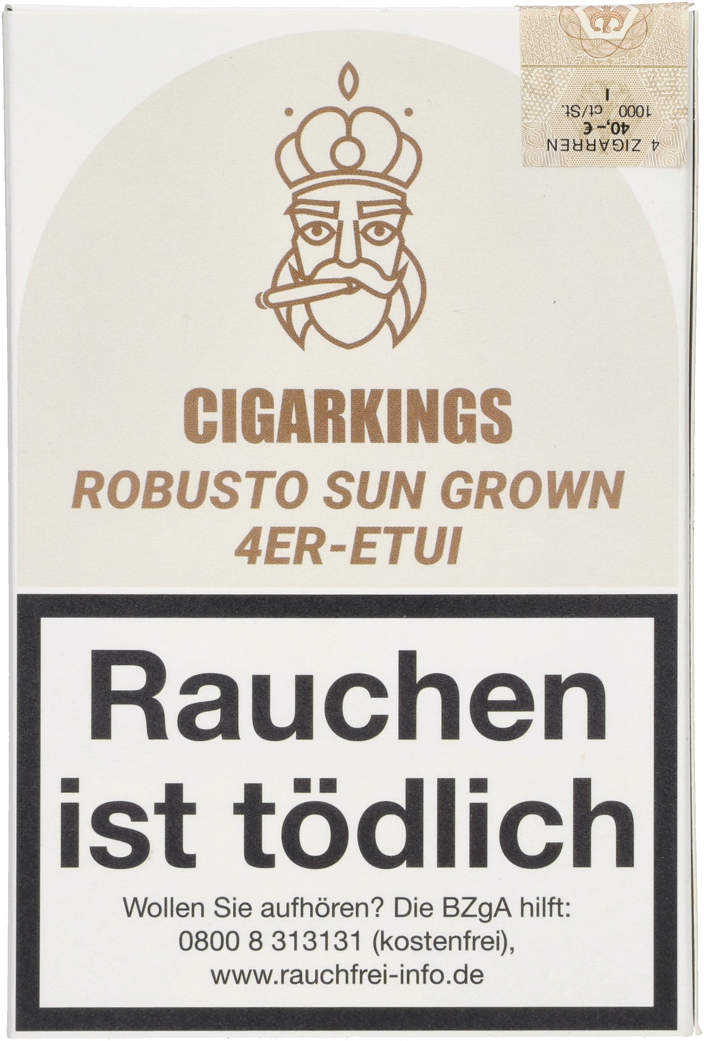 Robusto 4er Etui front