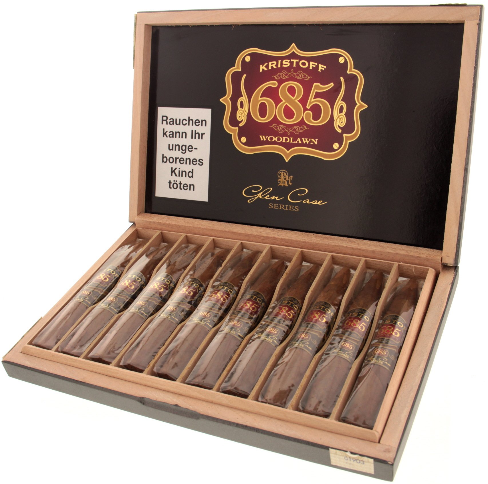 Kristoff Edicion Limitada 685 Woodlawn Perfecto Kiste offen