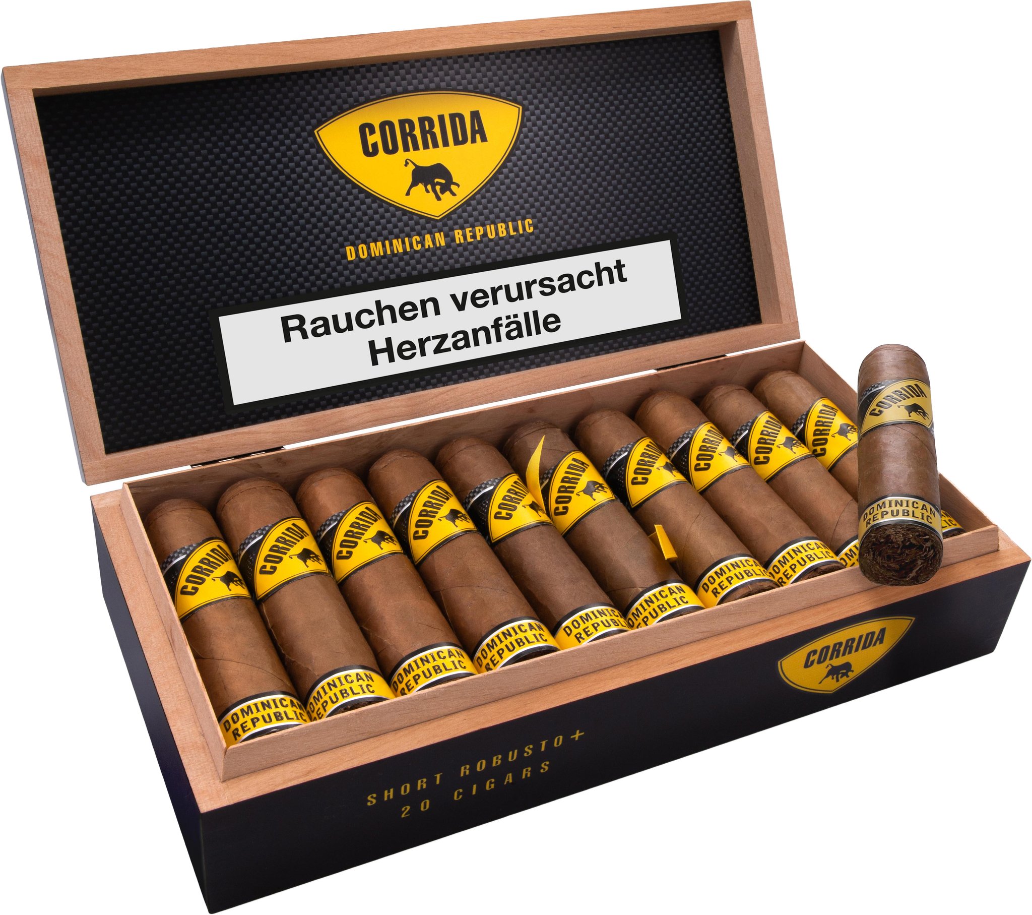 Short Robusto+ 20er offen