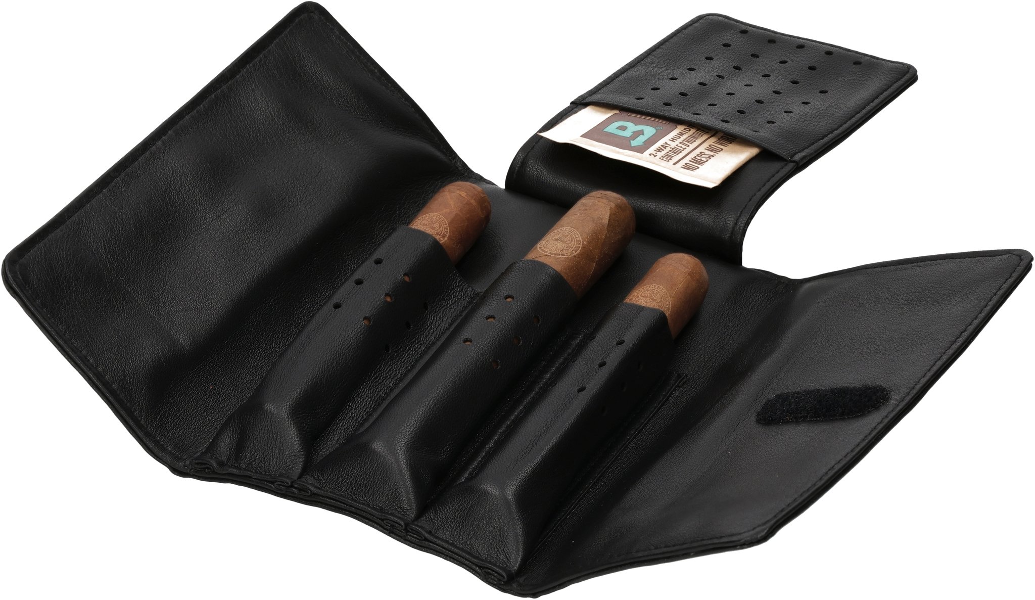 Lambskin schwarz mit Klettverschluss