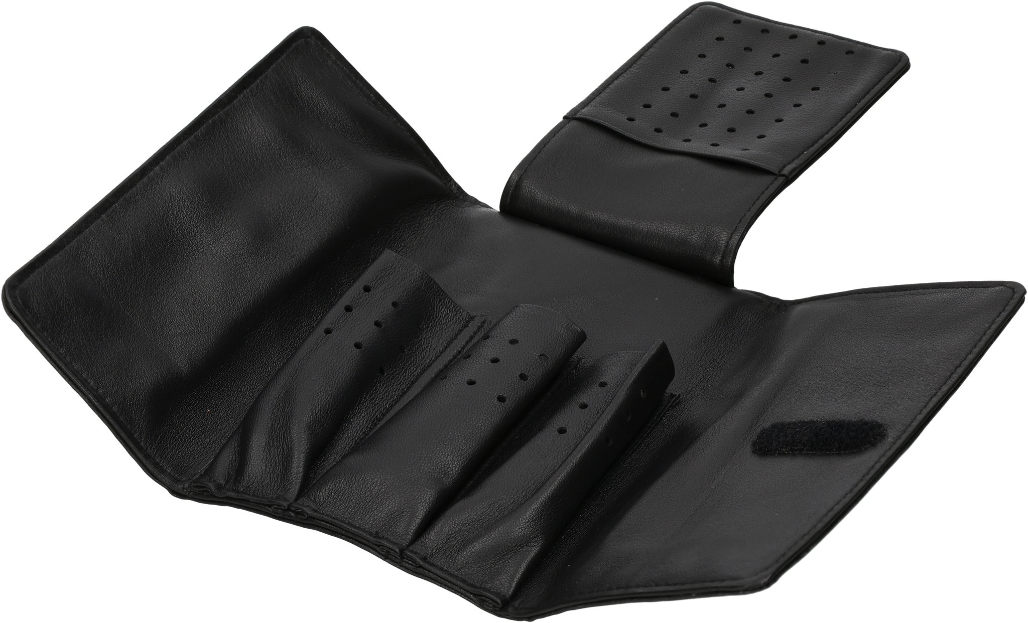 Lambskin schwarz mit Klettverschluss