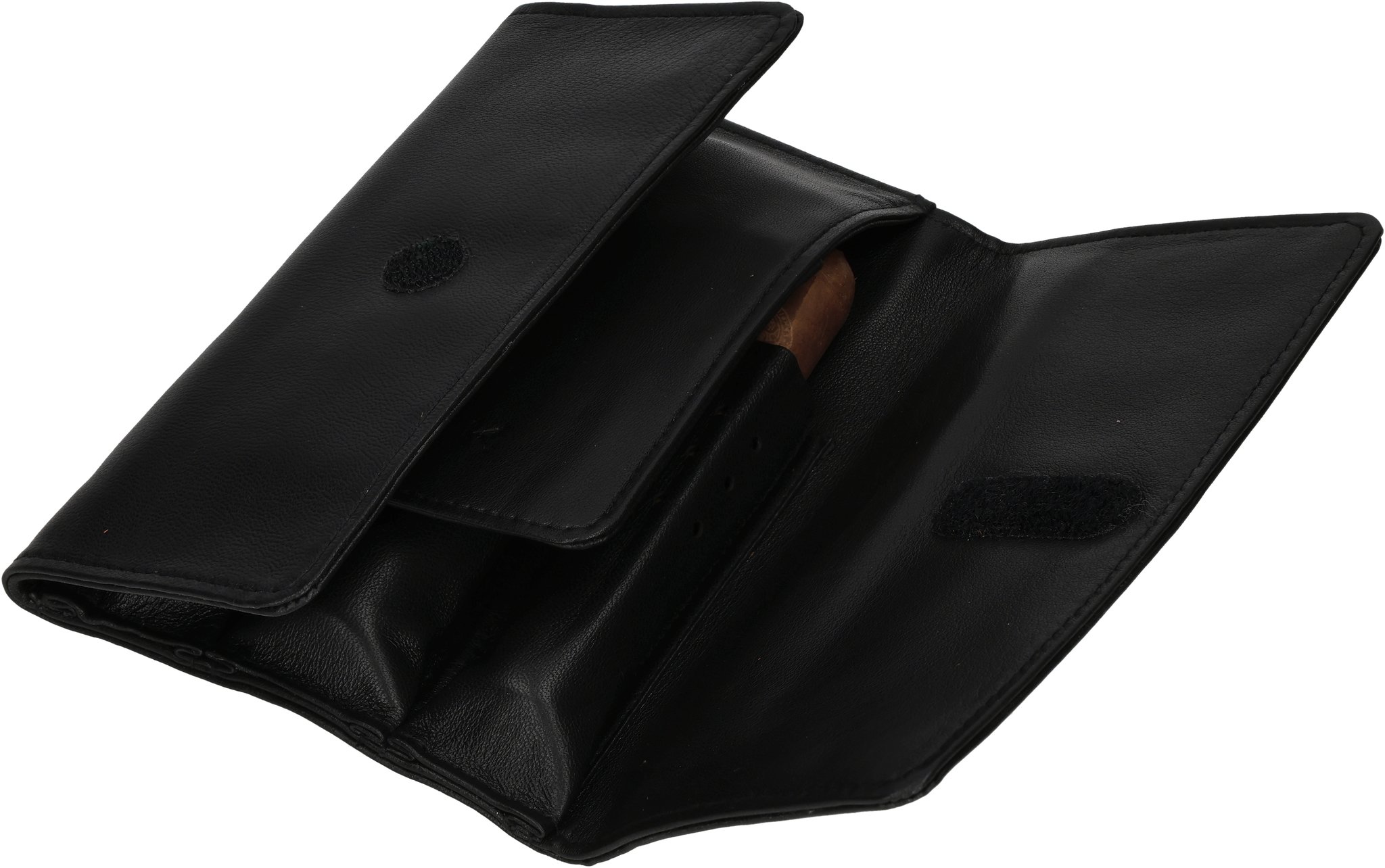 Lambskin schwarz mit Klettverschluss