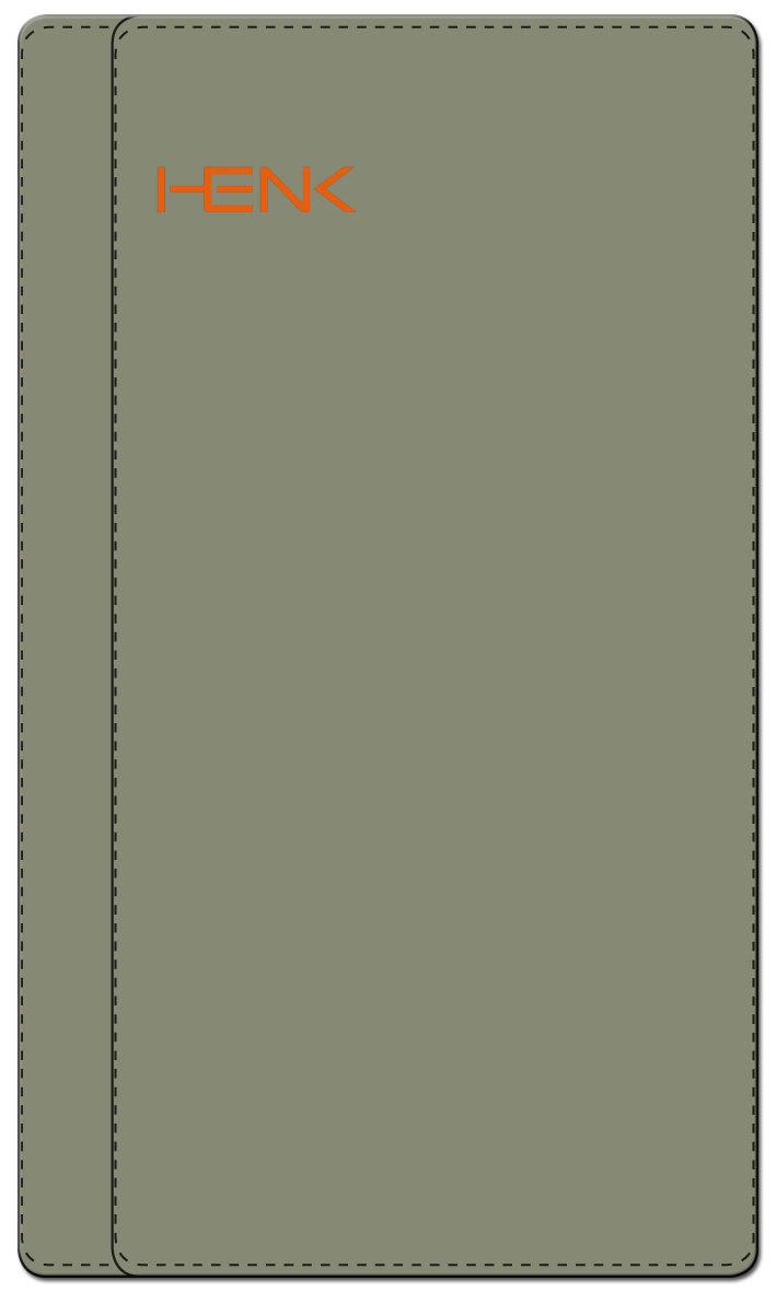 Henk Cigar Pouch Dollardo Nappa Grigio