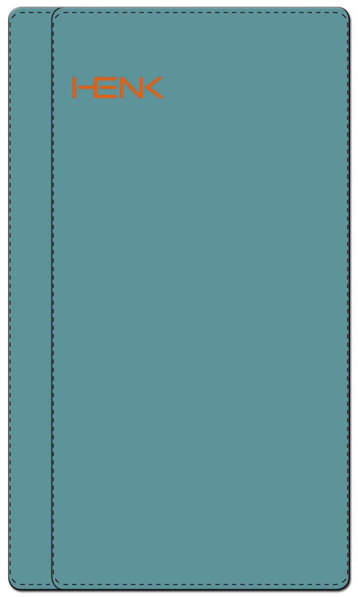 Henk Cigar Pouch Dollardo Nappa Lightblue