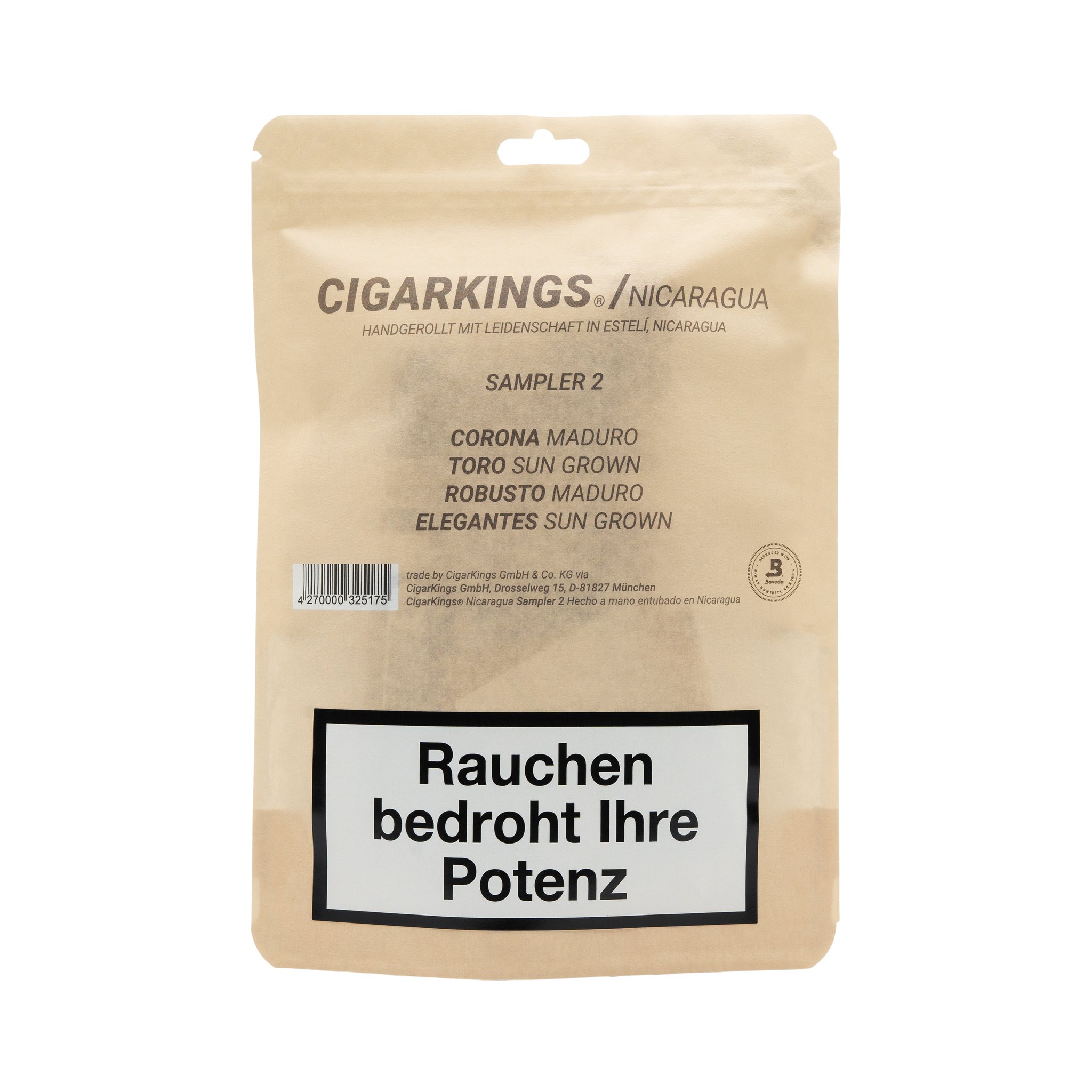 Cigarkings Sampler No. 2 back