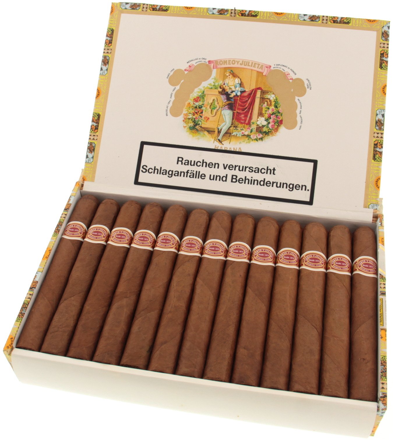 Romeo y Julieta Exhibicion No.3  - 25er Kiste offen