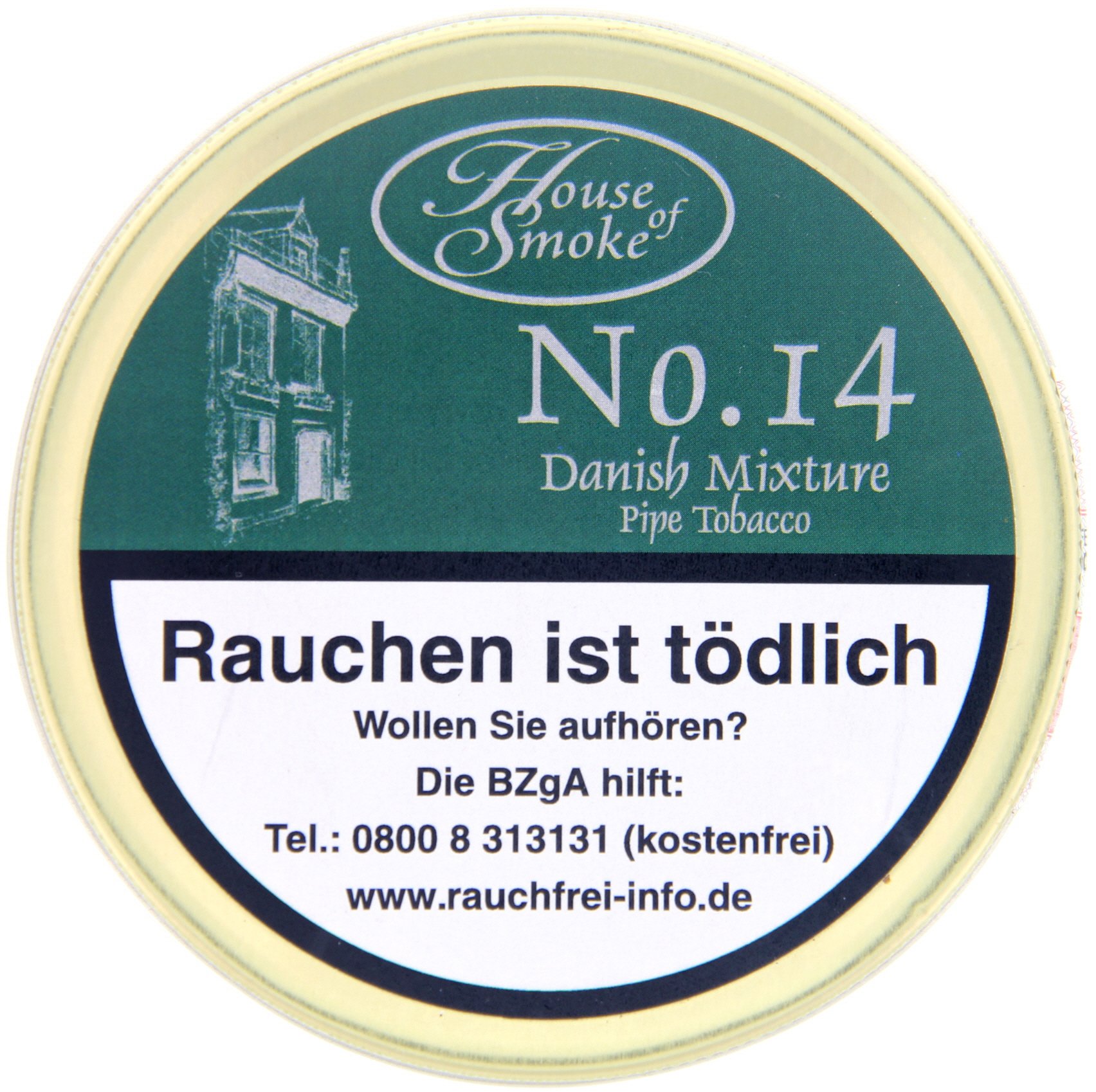 House of Smoke Pfeifentabak No. 14 Danish Mixture 100g Dose (ehemals Hunter) 74561
