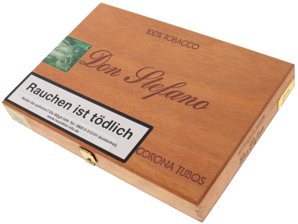 Don Stefano Corona Tubos Sumatra (fein) 10er Kiste