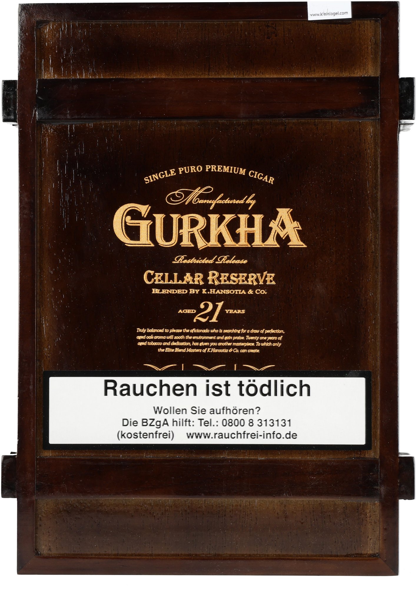 Gurkha Cellar Reserve 21 Years Kraken (XO)_Kiste